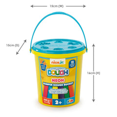 Addo Nickjr Neon Bumper Dough Bucket 840g