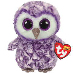 تاي Beanie Booإس بومة مونلايت بنفسجي إمed ٩ إنش