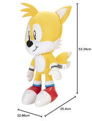 Sonic the Hedgehog Jumbo Tails Plush 20 Inch Soft Toy - Sold per piece