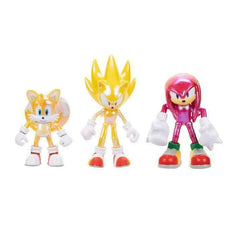 Sonic the Hedgehog Team Sonic Collection 3-Pack 4 Inch Figure Set Collectible Action Figures Toys for Kids
