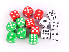 Kidzpro Game Dice 15-Piece Set – Classic Tabletop Dice for Board Games