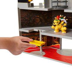 Super Mario Bowser Castle Nintendo Mushroom Kingdom Collectible Playset for Kids