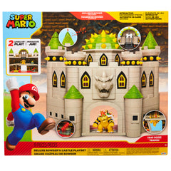 Super Mario Bowser Castle Nintendo Mushroom Kingdom Collectible Playset for Kids