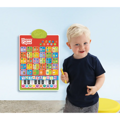 Hapee Capee Bilingual Alphabet Poster English & Arabic Battery Operated