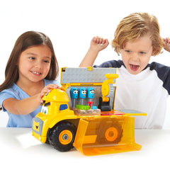 كات فيليب أصلحه بإضاءة ومؤثرات صوتية يعمل بالبطارية | لعبة شاحنة بناء تفاعلية للأطفال