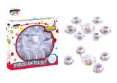 Power Joy Yumyum Porcelain Tea Set for Kids Role Play