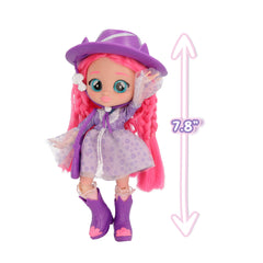 Cry Babies BFF Katie 8-Inch Fashion Doll Stylish Collectible Doll with Accessories for Kids