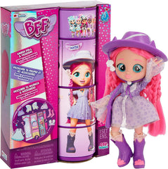 Cry Babies BFF Katie 8-Inch Fashion Doll Stylish Collectible Doll with Accessories for Kids