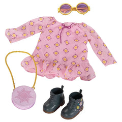 مجموعة أزياء Disney ILY Fashion Pack مستوحاة من رابونزل – ملابس دمى مع إكسسوارات