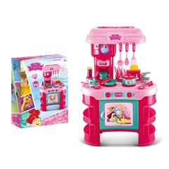 Disney Princess My Kitchen Playset with Light and Sound Cooking Set for Kids Pretend Play Kitchen Accessories