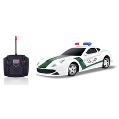 Power Joy RC Fast Police Car 1:18 Scale Battery Operated Remote Control Vehicle