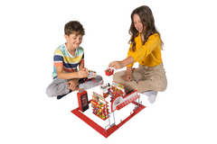 Miniworld Mini Mart Shop Playset with Shopping Basket Toy Set for Kids