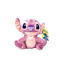مجموعة دمى ديزني القماشية الأساسية Stitch & Angel بحجم 10 سم – دمى ناعمة قابلة للجمع