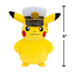 Pokemon Plush Captain Pikachu 8-Inch