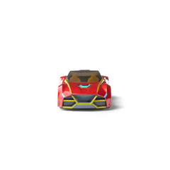 Marvel GO Racing W1 Iron Man 3-Inch Diecast Vehicle Assorted Marvel Superhero Collectible Racing Car