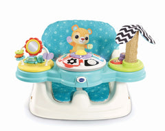VTech 5-in-1 Baby Booster Seat with Musical Play Zone & Interactive Learning