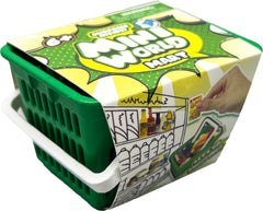 Miniworld Mini Mart Shop Playset with Shopping Basket Toy Set for Kids