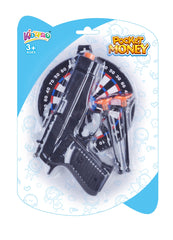 Kidzpro Police Set 4-Piece 4-in-1 Role Play Toy Set with Guns and Target Shooting Game for Kids
