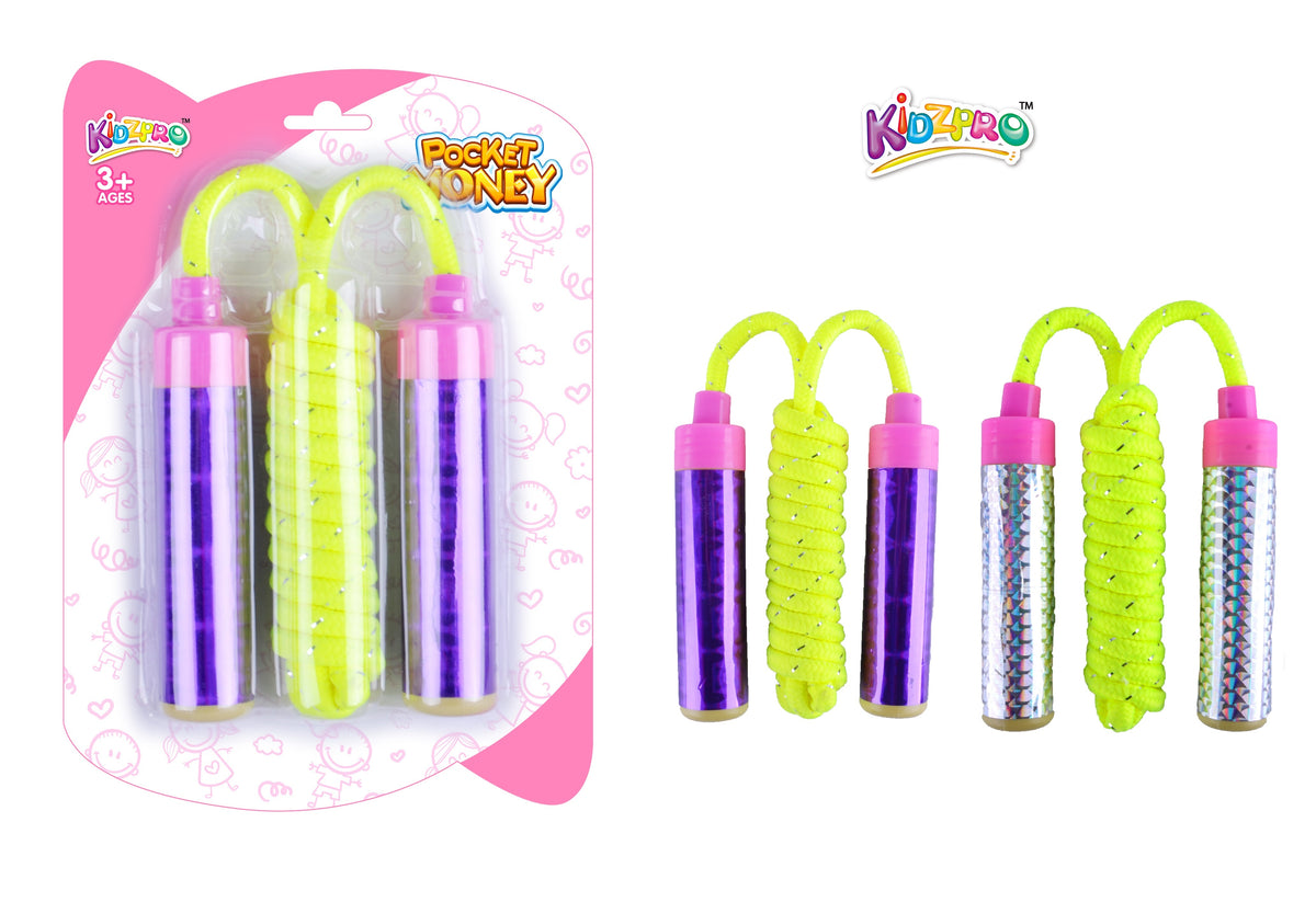 Kidzpro Jump Rope Basic Colorful Fitness Skipping Rope for Kids Exercise and Outdoor Play