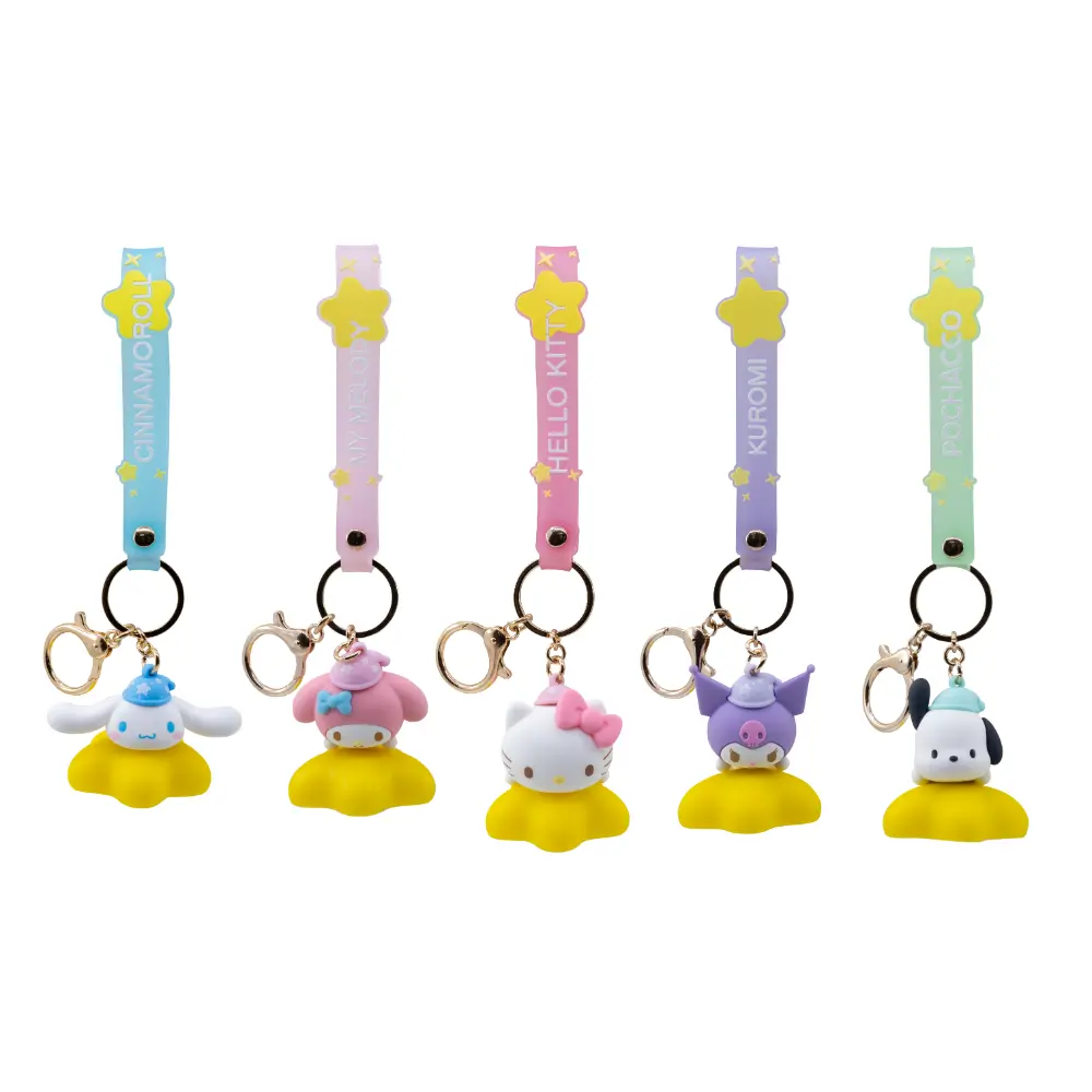 Hello Kitty Keychain Light Up Star