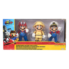 Super Mario Odyssey 4 Inch Action Figures Nintendo Collectible Mario Game Characters 3-pieces Set