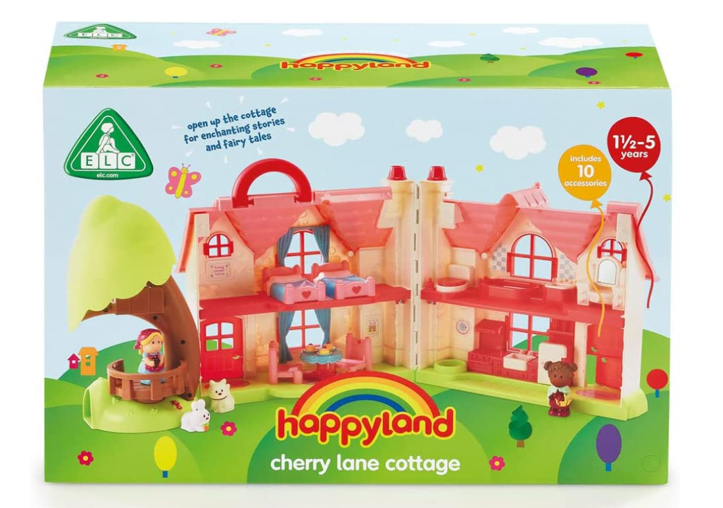 Early Learning Centre ELC Classic Wood Cherry Cottage Pto