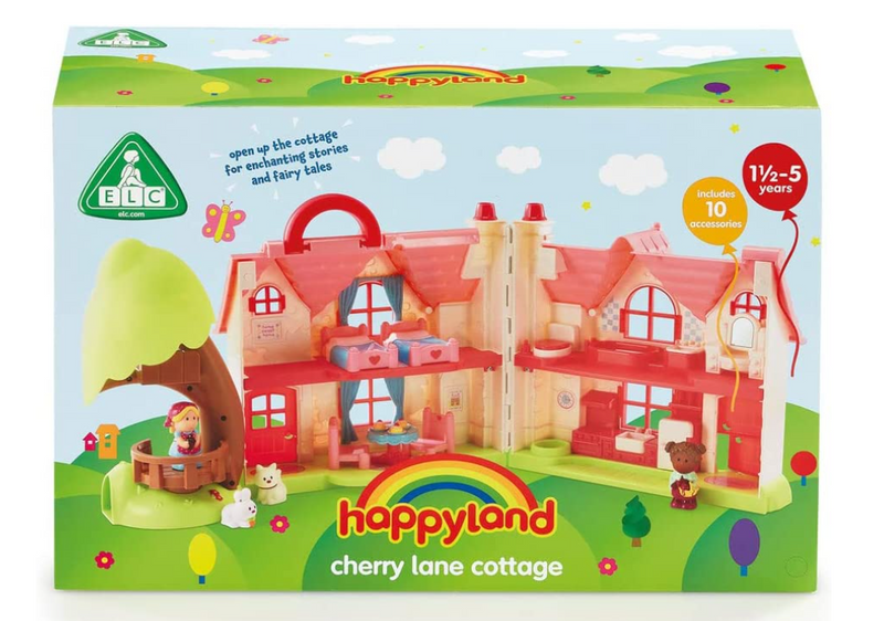 Early Learning Centre ELC Classic Wood Cherry Cottage Pto