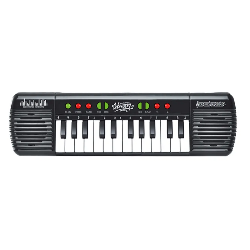 Vroom Vroom Power Joy Music Keyboard 24keys with Mic Battery Operated