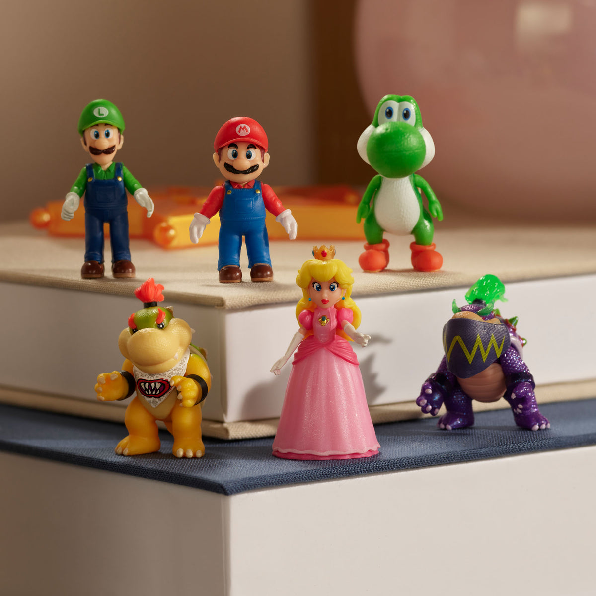 Super Mario Movie 2 Mini Figure with Basic Accessories Assortment Collectible Set