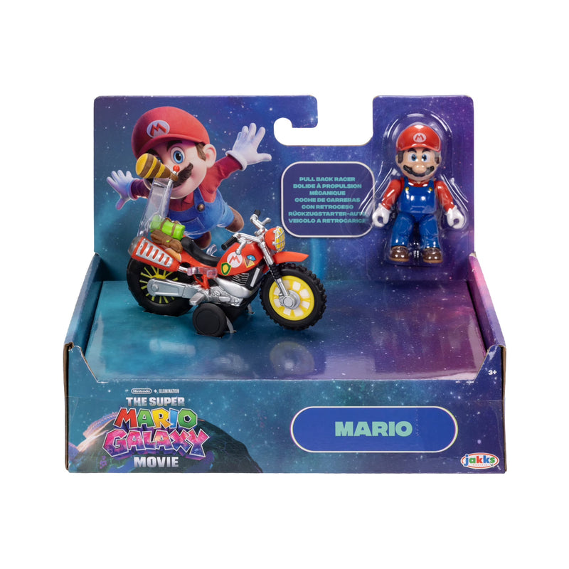 Super Mario Movie 2 Figure with Vehicle 2 5 Inch Wave 1 Assortment