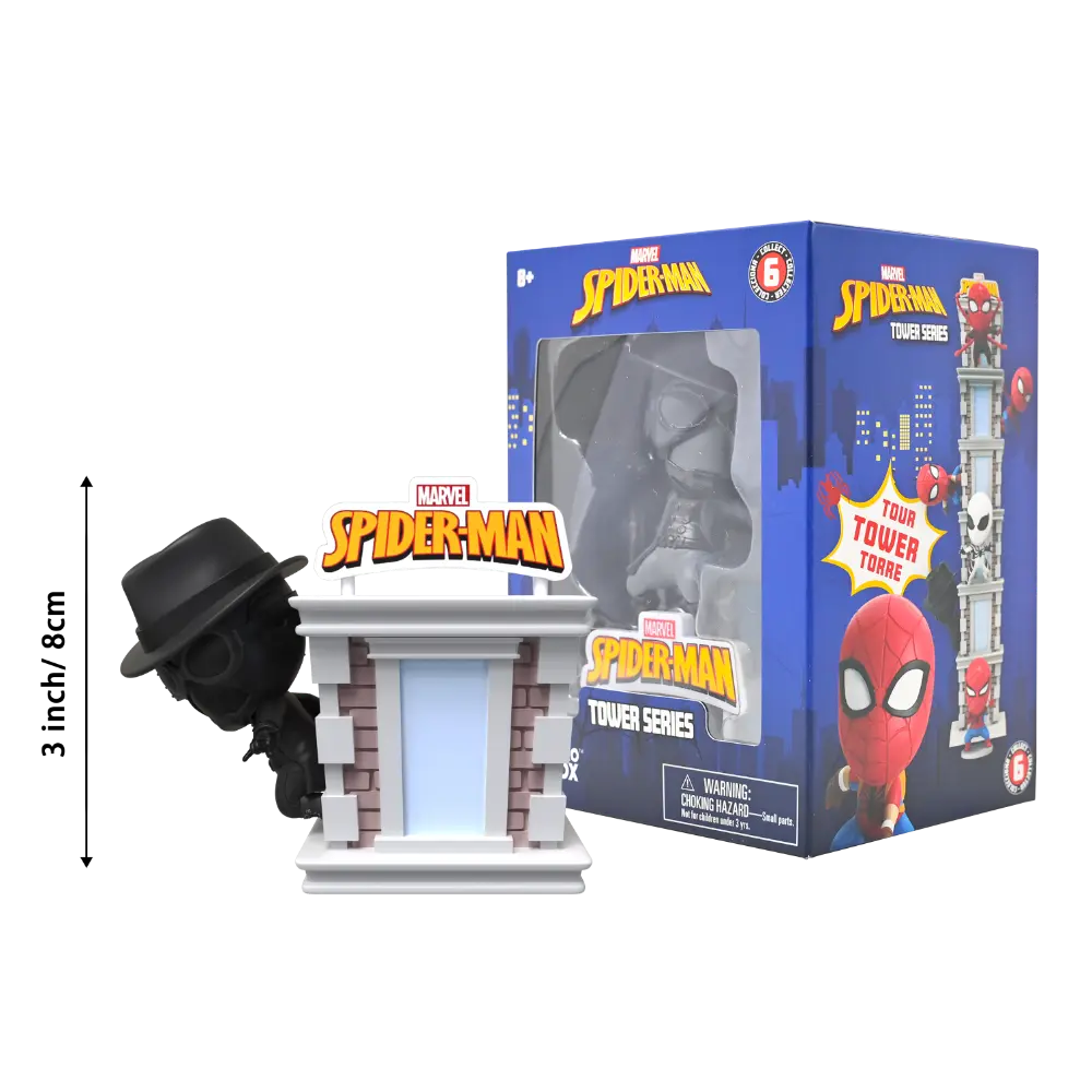 Spider-Man Tower Series with Window Box 6asst