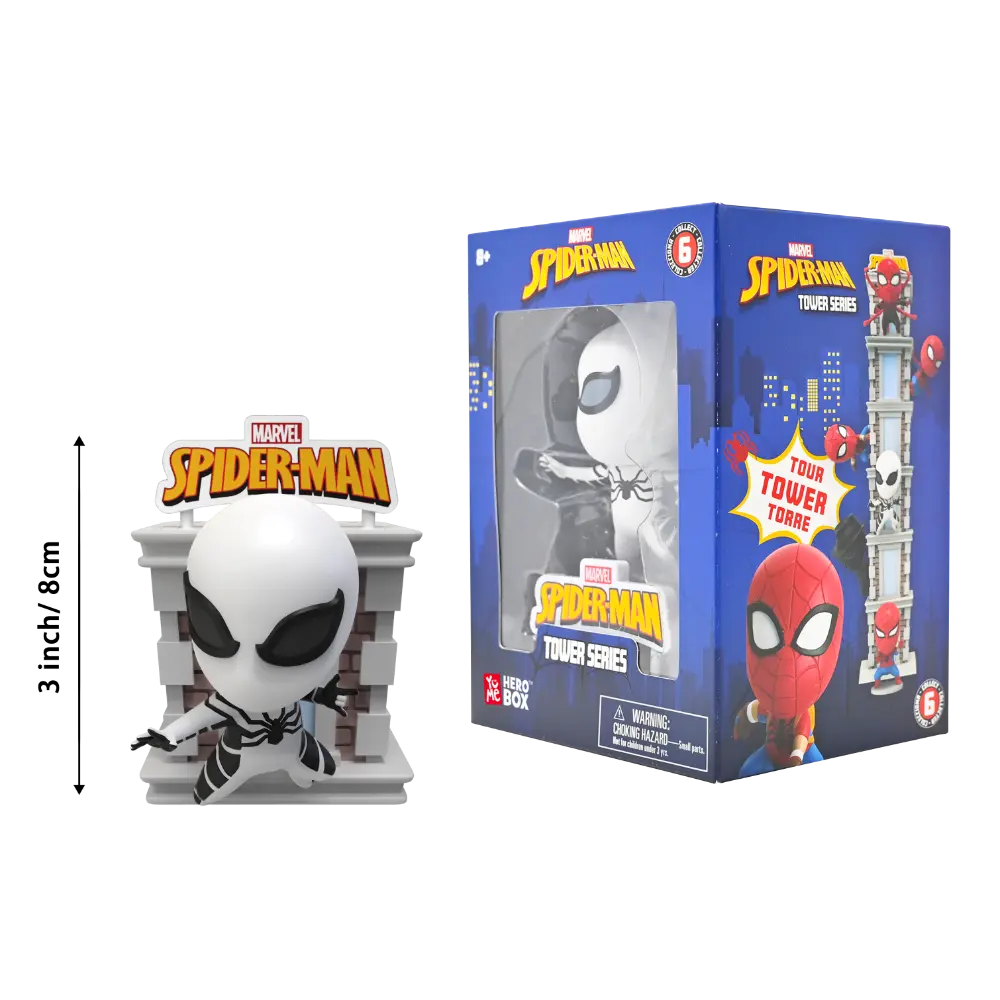 Spider-Man Tower Series with Window Box 6asst