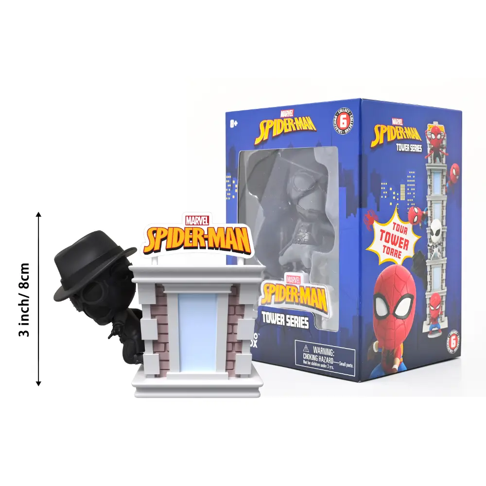 Spider-Man Tower Series with Window Box 6asst