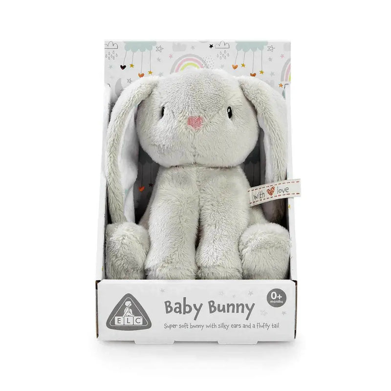 Early Learning Centre ELC Baby Plush Mini Bunny Boxed Grey