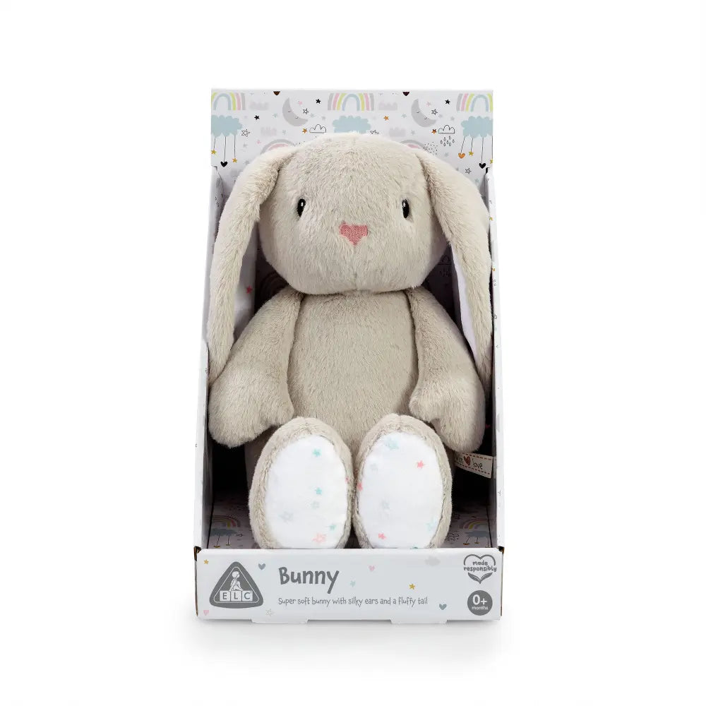 Early Learning Centre ELC Baby Plush Boxed Grey