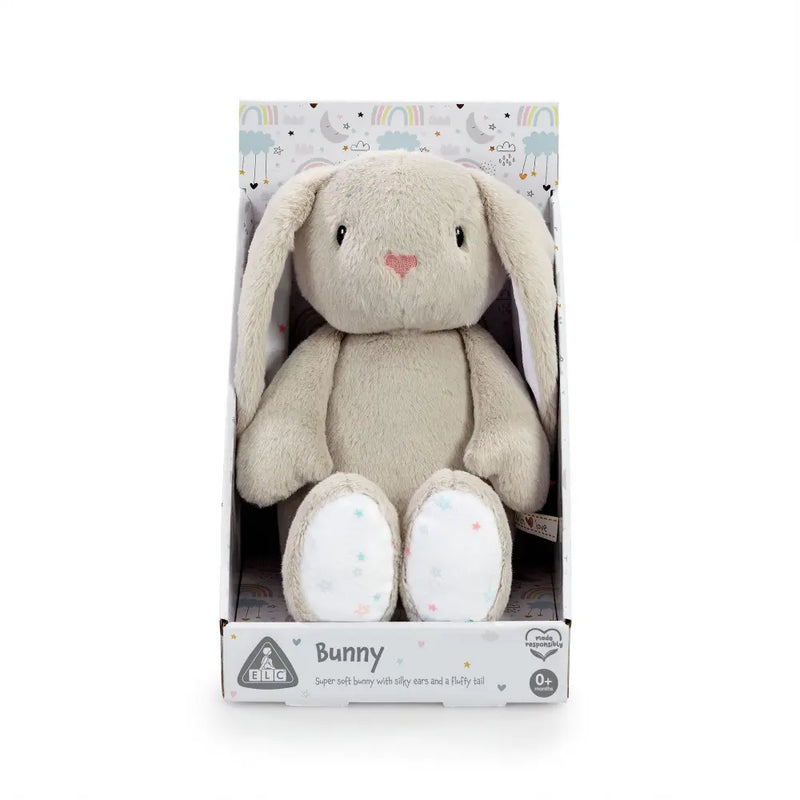 Early Learning Centre ELC Baby Plush Boxed Grey