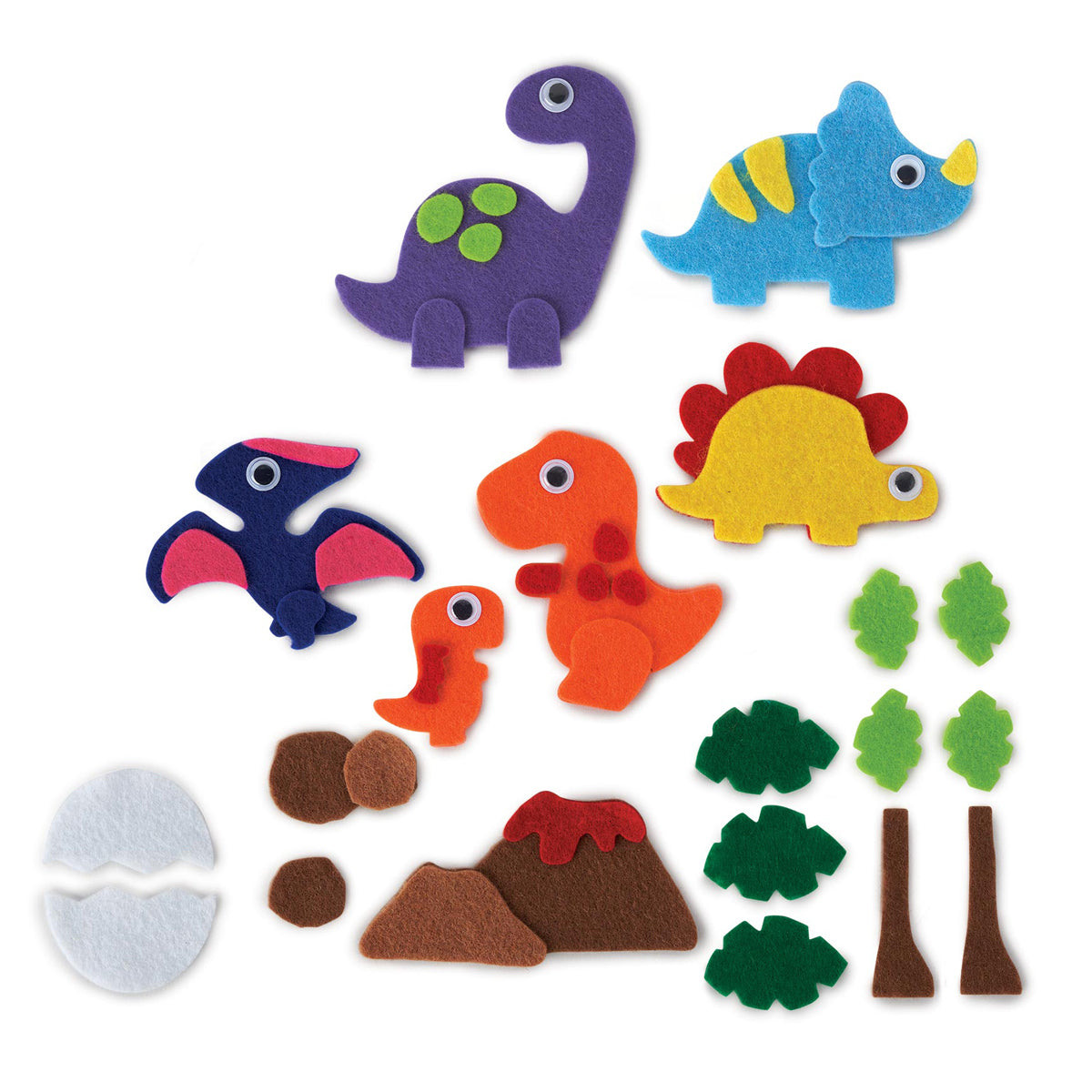 ELC Art and Craft Make and Play Felt Dino