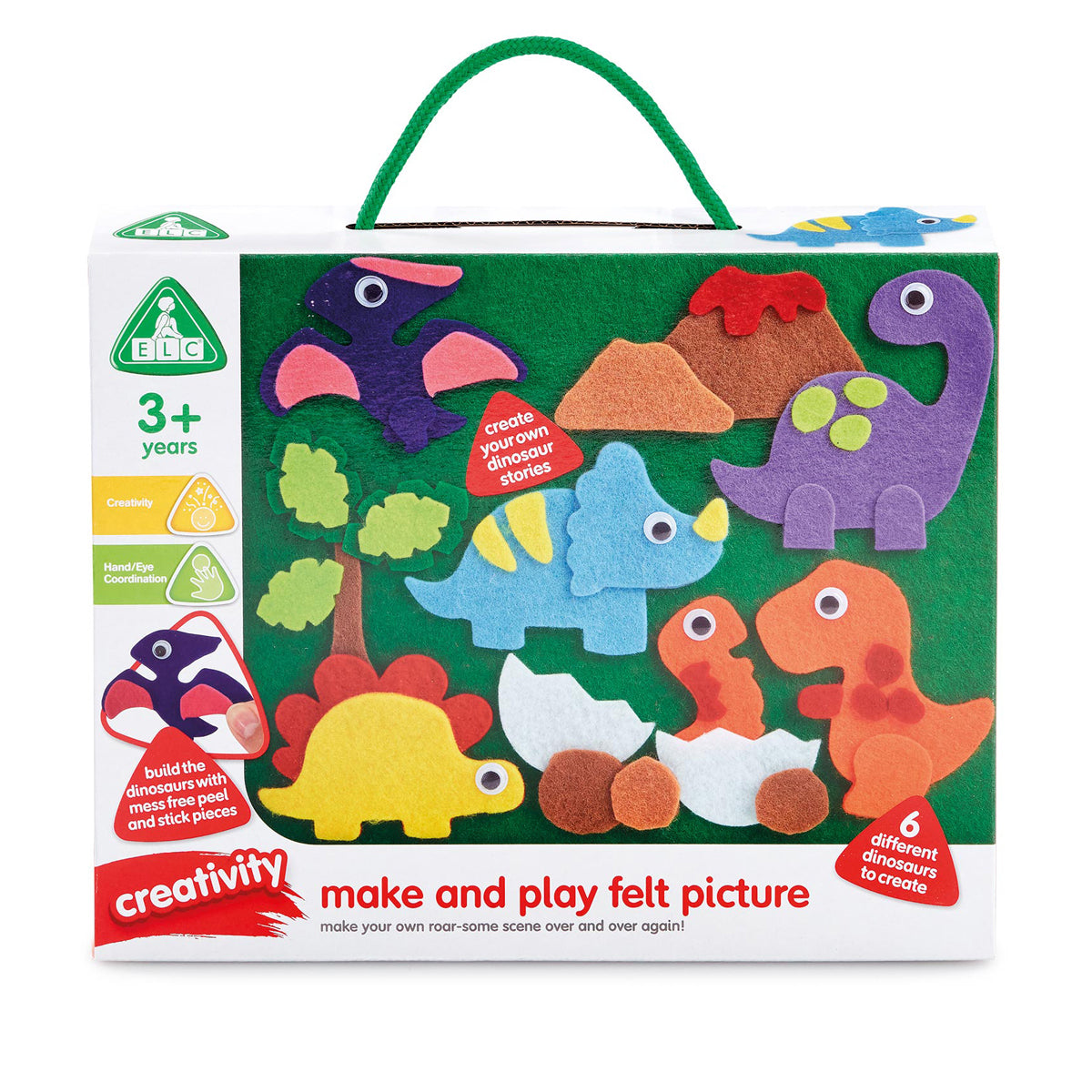 ELC Art and Craft Make and Play Felt Dino