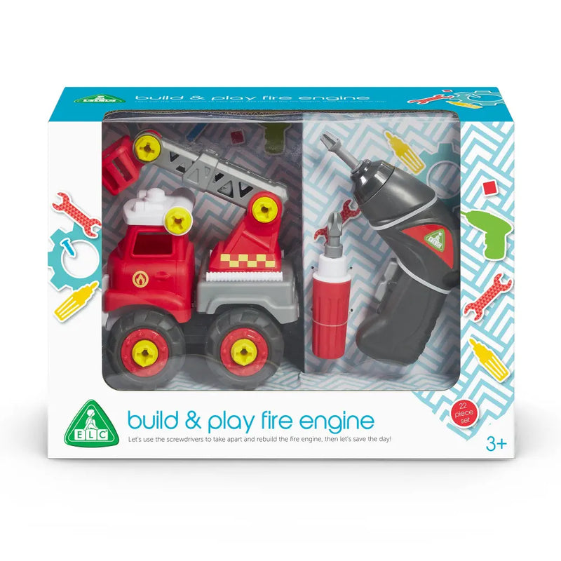 Early Learning Centre ELC Build Play Fire Engine B O