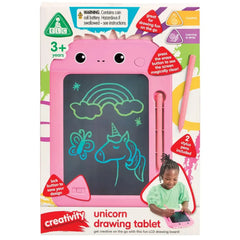 ELC Lcd Drawing Board Unicorn Battery Operated