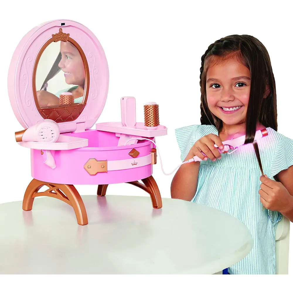 Disney Princess Style Travel Vanity Set Battery Operated