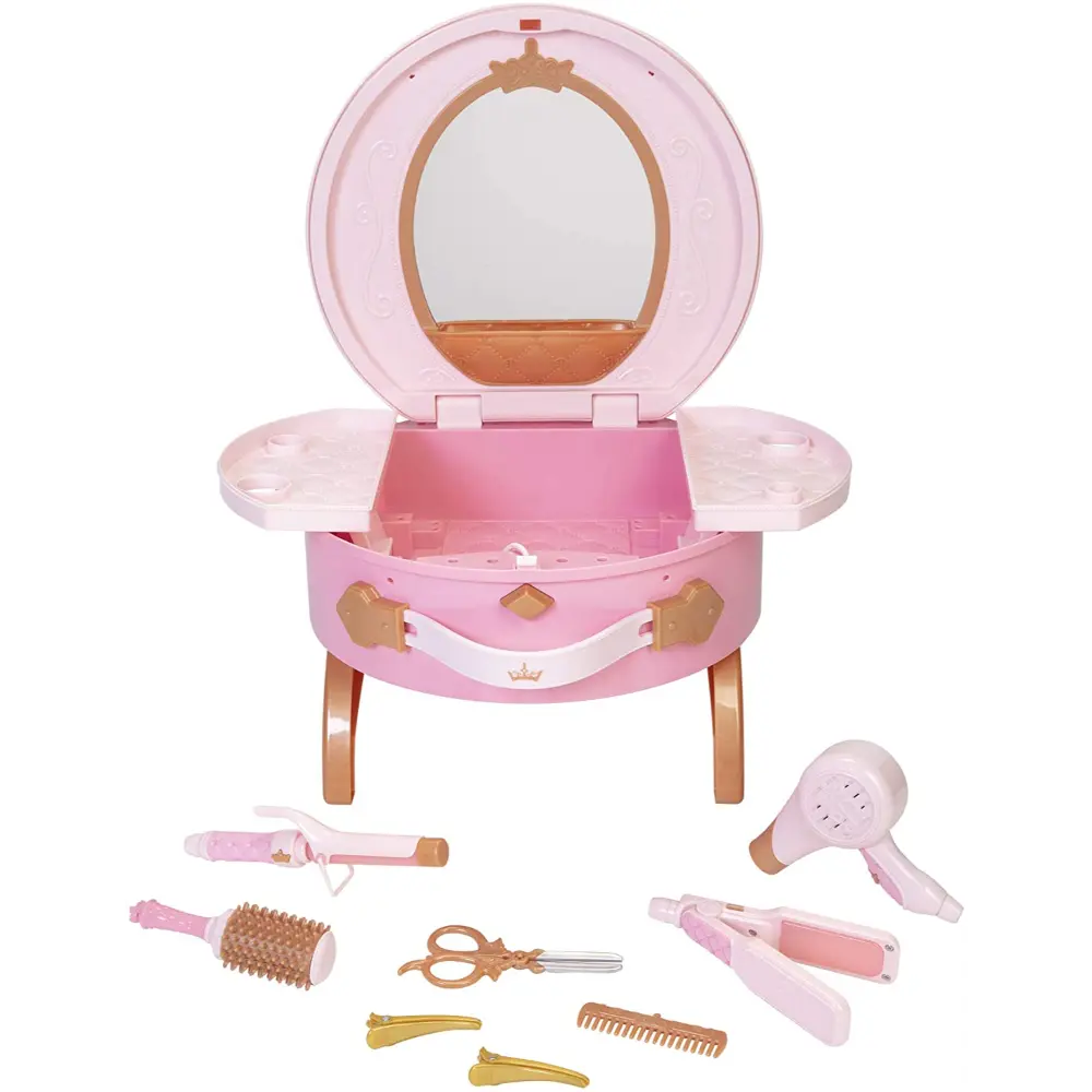 Disney Princess Style Travel Vanity Set Battery Operated