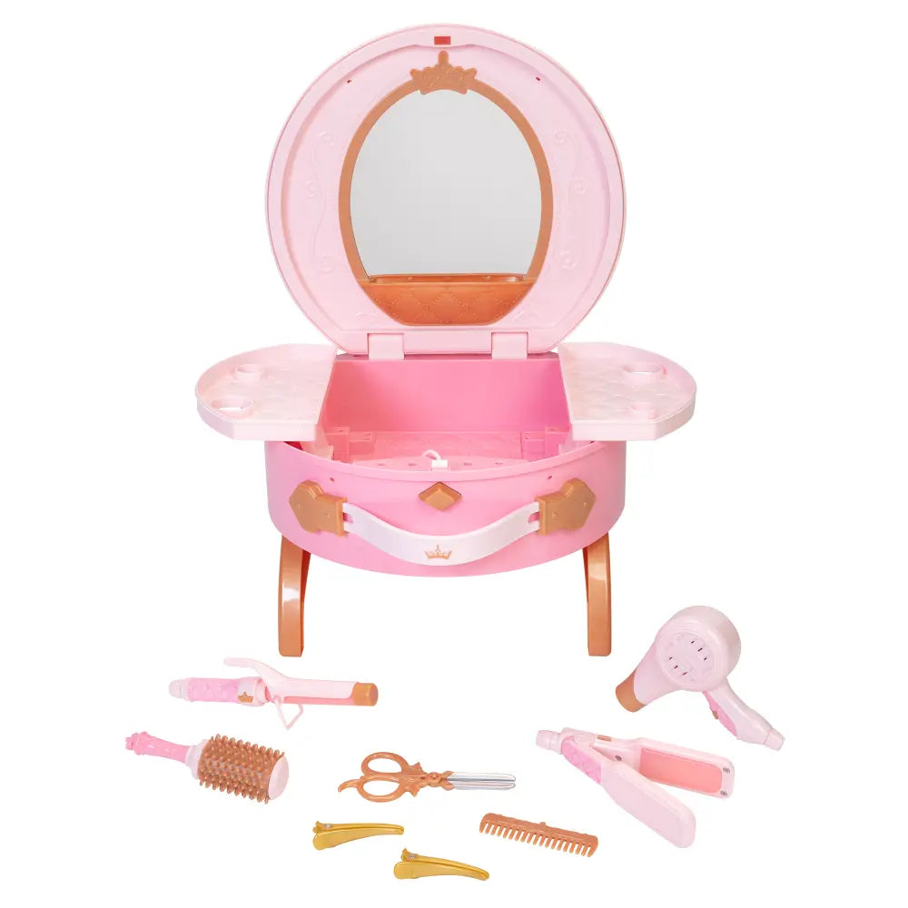 Disney Princess Style Travel Vanity Set Battery Operated