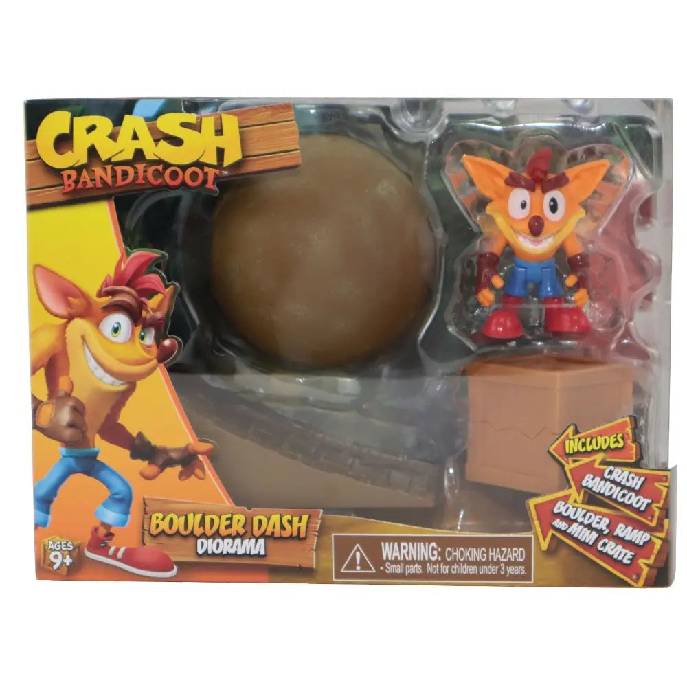 Crash Bandicoot 2.5 Inch Boulder Dash Diorama