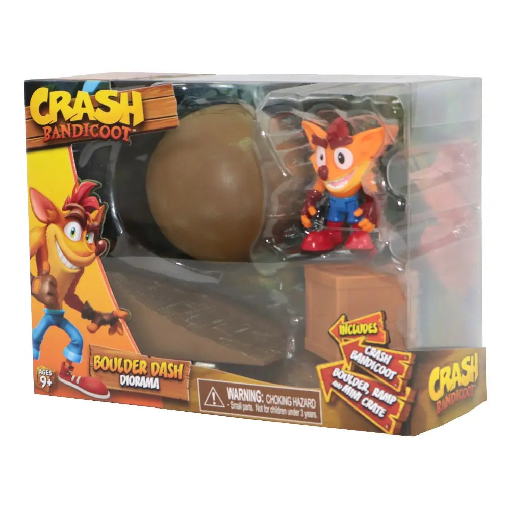 Crash Bandicoot 2.5 Inch Boulder Dash Diorama