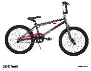 Huffy Revolt Bike  Metaloid Red BMX 20 Inch Durable Steel Frame Kids Bicycle
