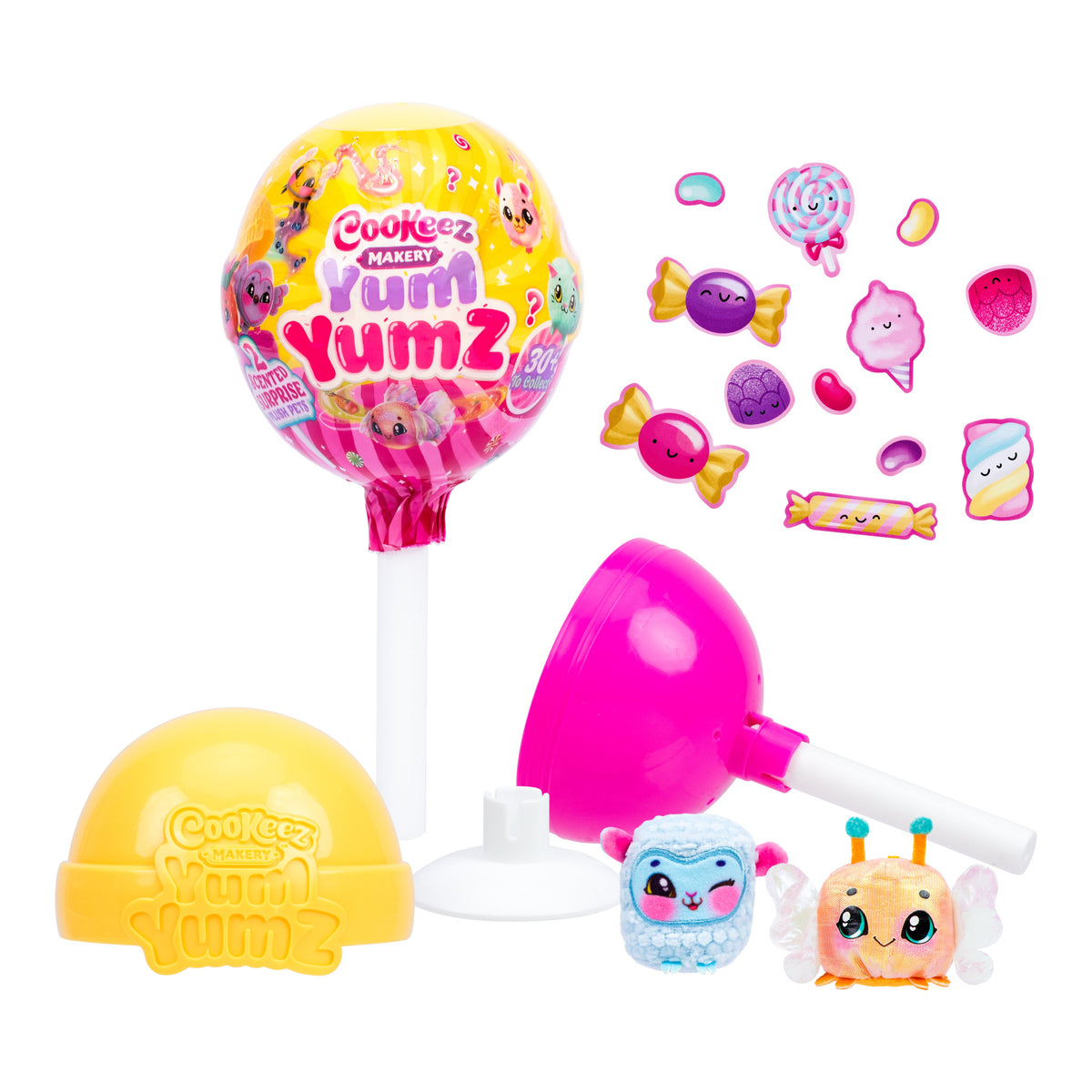 Cookeez Makery Yum Yumz سلسلة 3 Twin عبوة قابل للاقتناء Scented قطيفة ألعاب