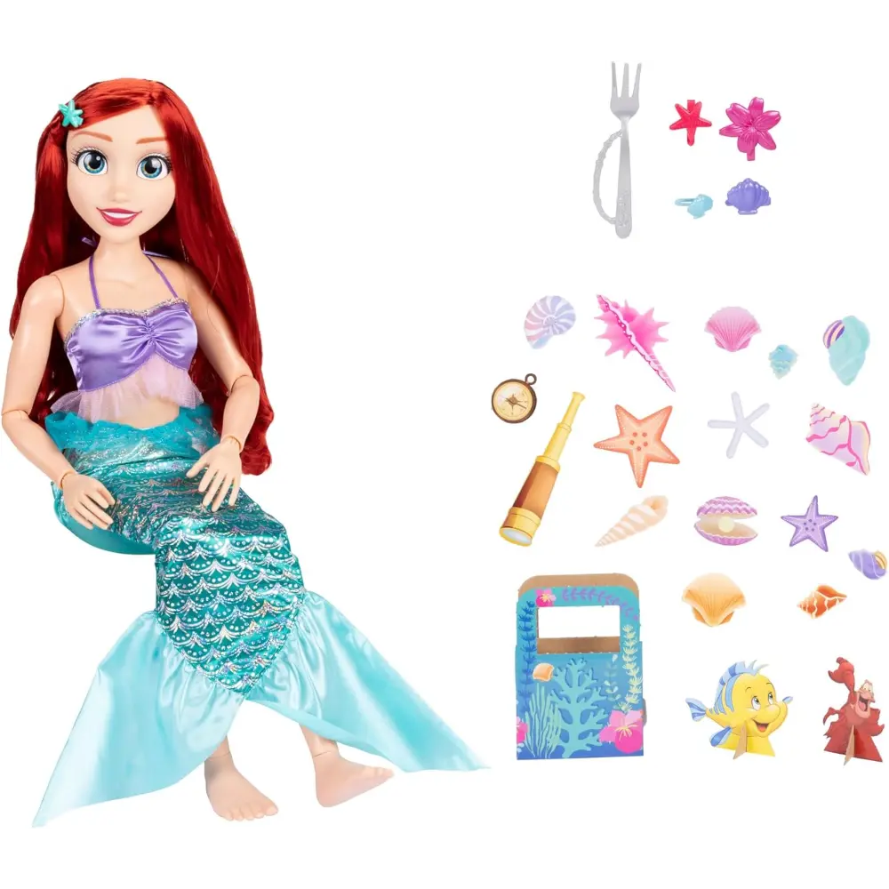 Disney Princess Ariel Doll Playdate with Accessories 32 Inches
