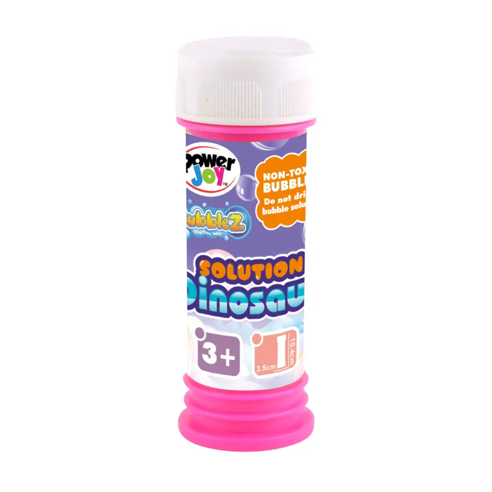 Power Joy Bubble Solution Dinosaur 50ml Cdu24 Woc