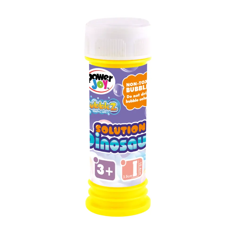 Power Joy Bubble Solution Dinosaur 50ml Cdu24 Woc